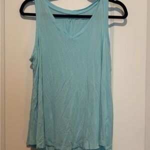 Time and Tru Aqua Tank Top